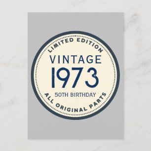 CARTÃO POSTAL ANIVERSÁRIO PERSONALIZADO SIMPLES