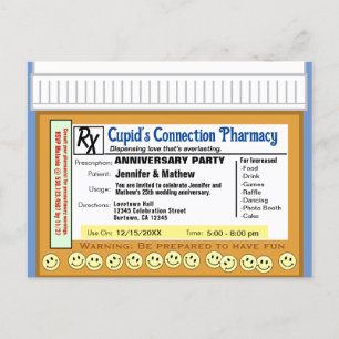 Cartão Postal Aniversário RX para Diversão