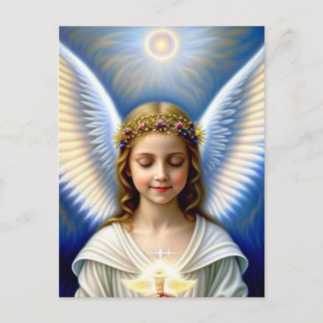 Cartão Postal Anjo (Frente)