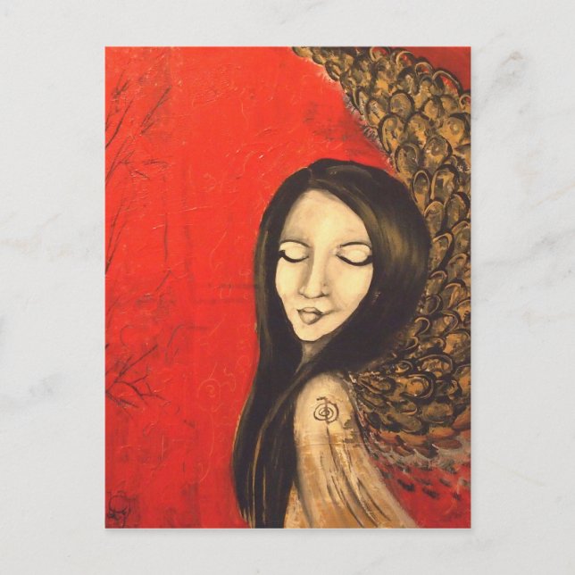 Cartão postal Anjo Antigo (Frente)