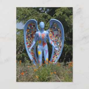 Cartão Postal Anjo Azul