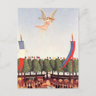 Cartão Postal Anjo, belas artes de Henri Rousseau