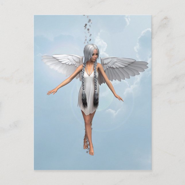 Cartão Postal Anjo Branco (Frente)