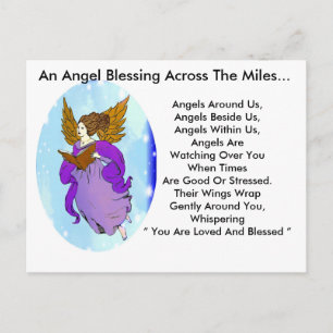 Cartão Postal Anjo Celestial