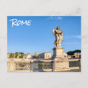 Cartão Postal Anjo com Coroa de Espinhos - Sant'Angelo, Roma