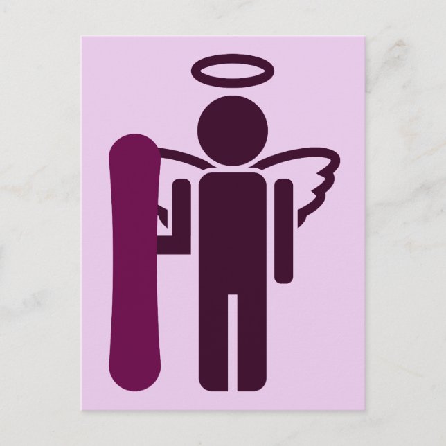 Cartão Postal Anjo conselho. (Frente)