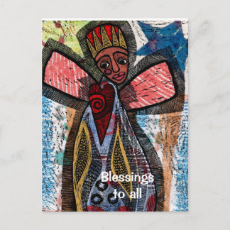 Cartão Postal Anjo da África