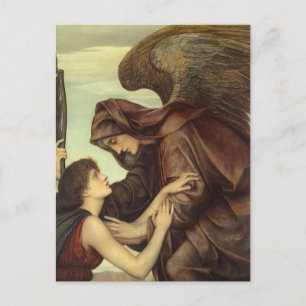 Cartão Postal Anjo da Morte por Evelyn De Morgan