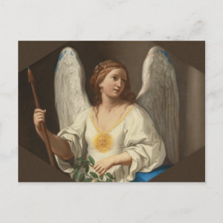 Cartão Postal Anjo da virtude CC0881 Elisabetta Sirani