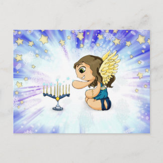 Cartão Postal Anjo de Menorah
