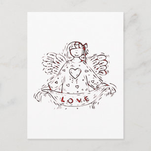 Cartão Postal Anjo do Amor