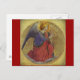 Cartão Postal Anjo do Fra Angelico do aviso (Frente/Verso)
