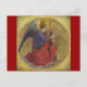 Cartão Postal Anjo do Fra Angelico do aviso (Frente)