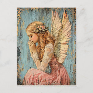 Cartão Postal Anjo Dourado