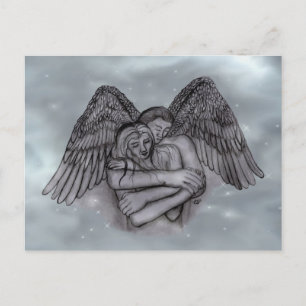 Cartão Postal Anjo Eros Apaixonado