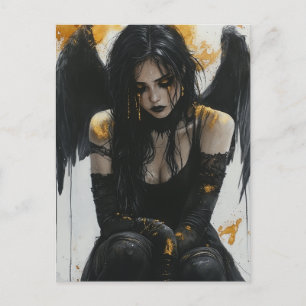 Cartão Postal Anjo escuro