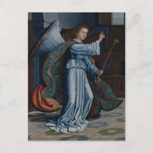 Cartão Postal Anjo Gabriel por Gerard David