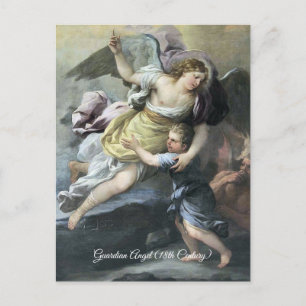 Cartão Postal Anjo Guardião Barroco