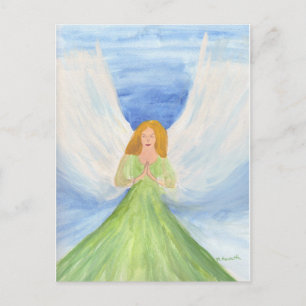 Cartão Postal Anjo Guardião Cristão Espiritual Religioso 