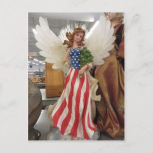 Cartão Postal Anjo Patriótico