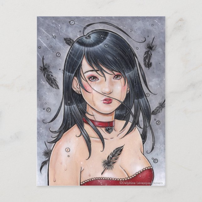 Cartão postal Anjo quebrado (Frente)