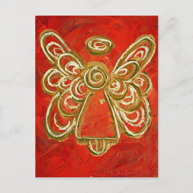 Cartão postal Anjo Vermelho (Frente)