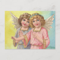Anjos Lindos da Era Vitoriana com Asas