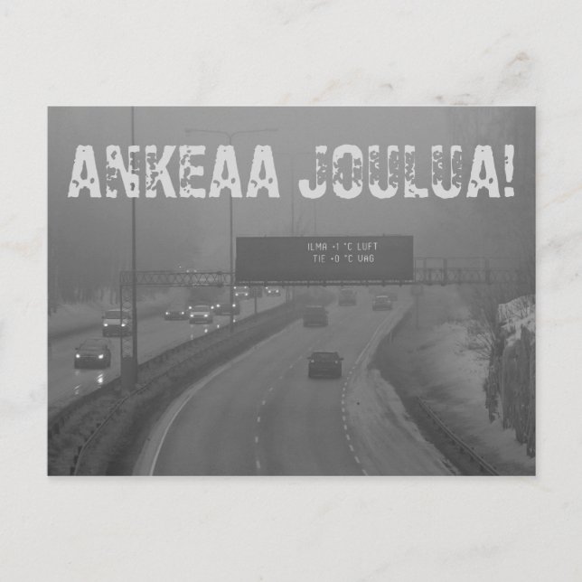 Cartão Postal Ankeaa joulua joulukortti (Frente)