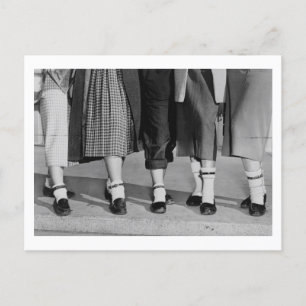 Cartão Postal Anklets da Coluna de Cachorros