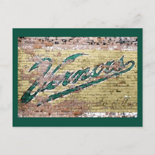 Cartão Postal Ann Arbor Michigan Vernor's Brick Wall Vintage