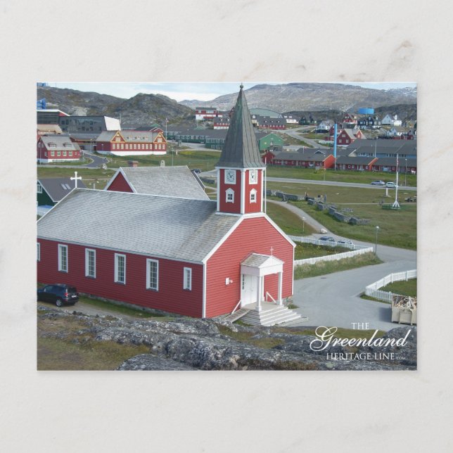 Cartão Postal Annaasisutta Oqaluffia (Our Savior’s Church) (Frente)