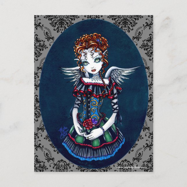 Cartão Postal Annabelle Gothic Victorian Angel Postcard (Frente)