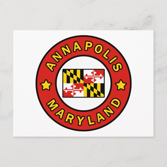 Cartão Postal Annapolis Maryland (Frente)