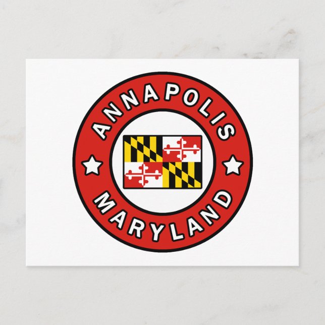 Cartão Postal Annapolis Maryland (Frente)