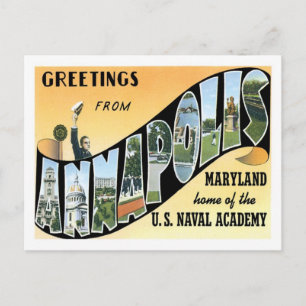 Cartão Postal Annapolis Maryland Viagem América EUA