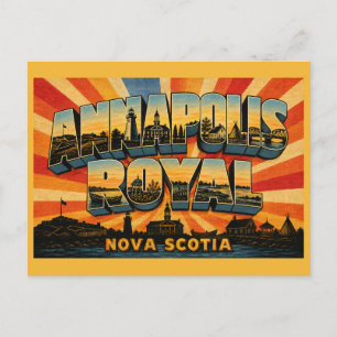 Cartão Postal Annapolis Royal Nova Scotia Berço do Canadá