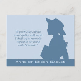 Cartão Postal Anne de Green Gables CC0949 Montgomery citações