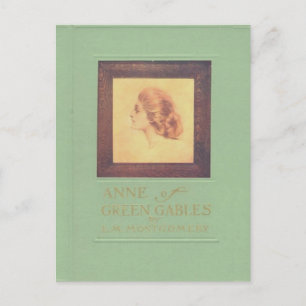 Cartão Postal Anne of Green Gables (cobrir do livro antigo, 1908