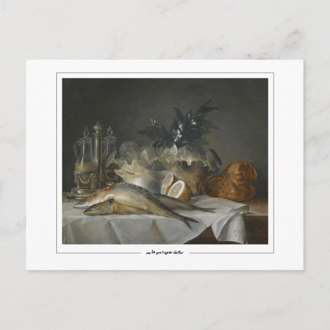 Cartão Postal Anne Vallayer-Coster nº 2 - Cartão-postal de arte (Frente)