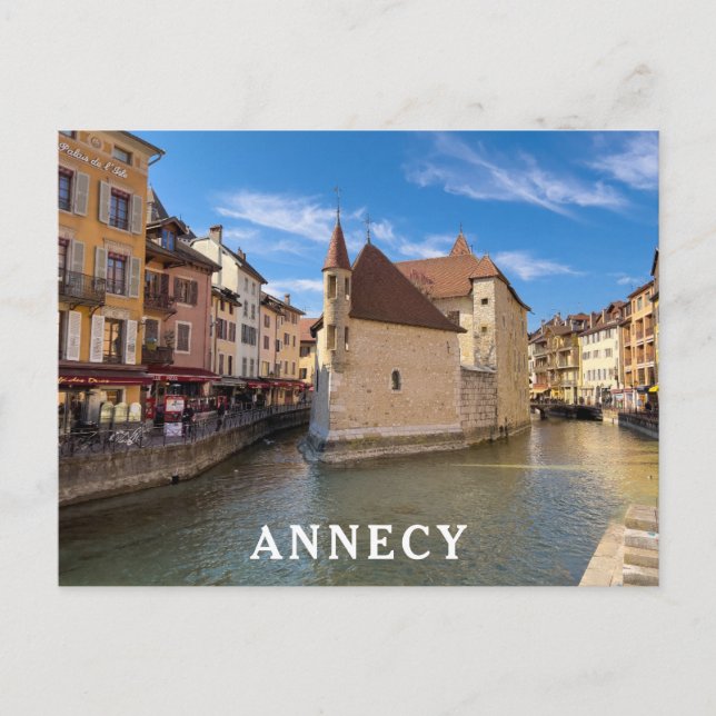 Cartão Postal Annecy France - Foto do Viagem francês (Frente)