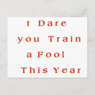 Cartão Postal Ano de crescimento? - Eu Atrevo-te a treinar um to