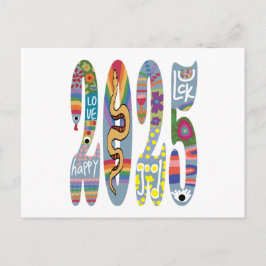 Cartão Postal Ano Do Cobra 2025