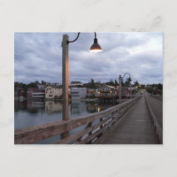 Cartão postal "Anoitecer Nublado em Coupeville"