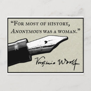 Cartão Postal Anonymous era mulher