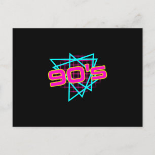 Cartão Postal Anos 90 Retro 1990 Vintage Amante dos Anos 90 Fant
