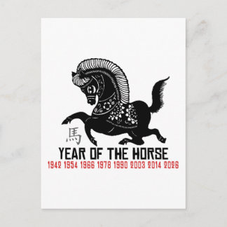 Cartão Postal Anos de Corte de Cavalo