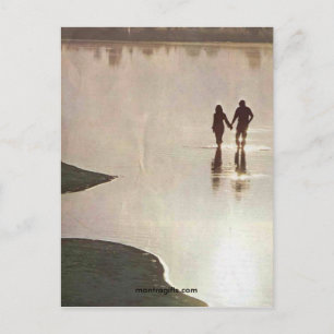 Cartão Postal Anos setenta de pavimentos retrorreflectores