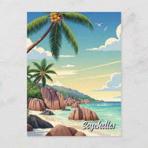 Cartão Postal Anse Source d'Argent Beach Viagem