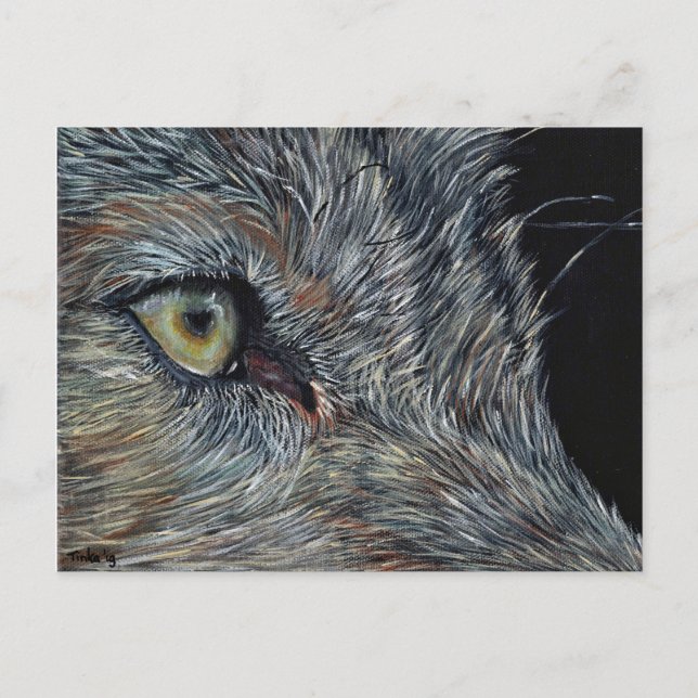 Cartão Postal Ansichtkaart Wolf (Frente)