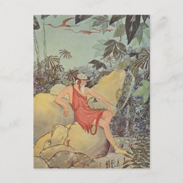 Cartão Postal Antaeus e os Pygmies (Frente)